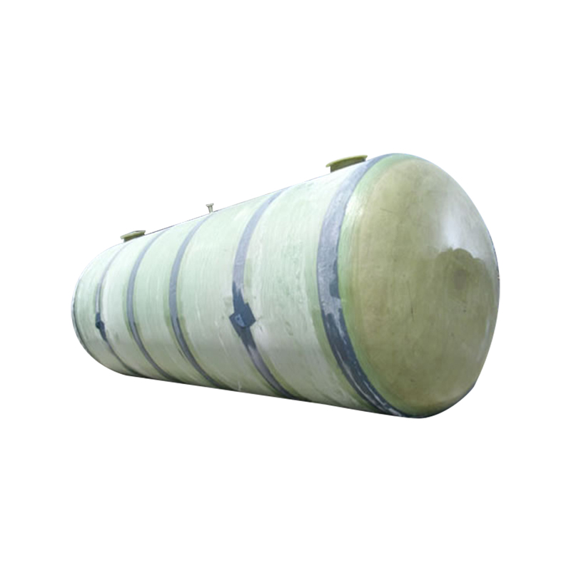 Horizontal FRP storage tank