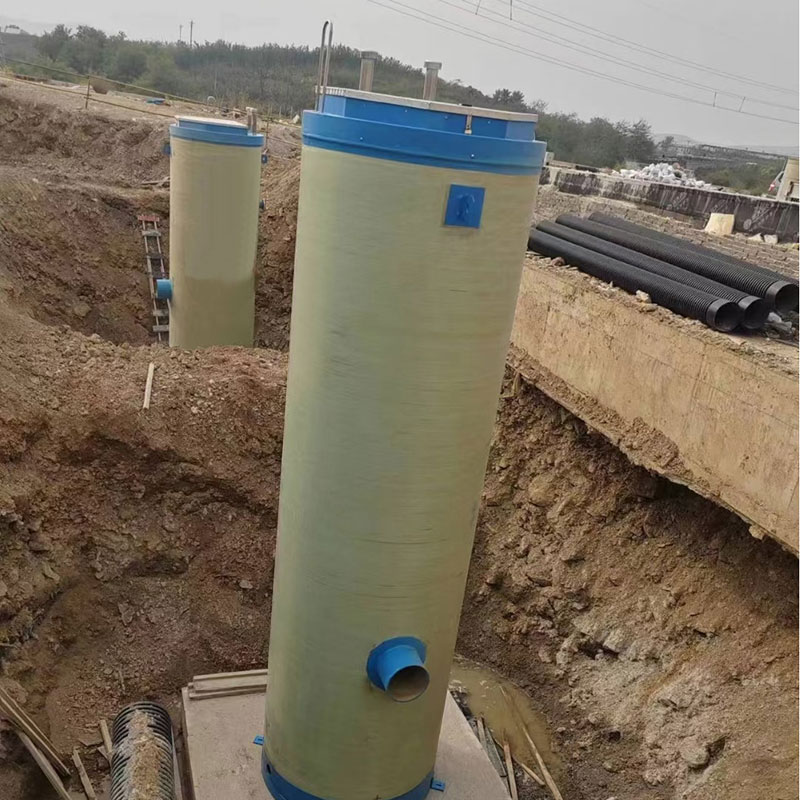 FRP Integrated sewage lifting pump station