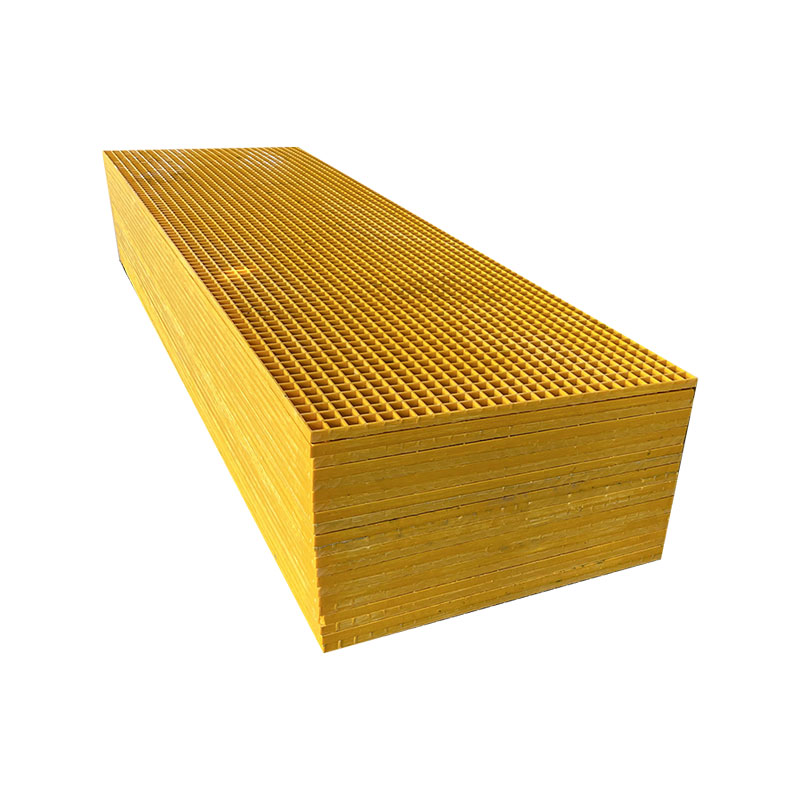 Fiberglass grating panel